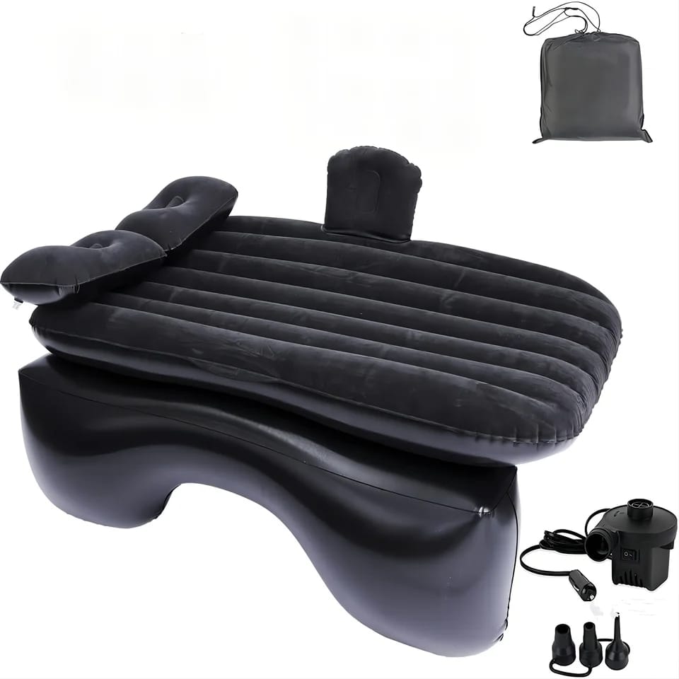 Inflatable Car Air Mattress with Electric Pump