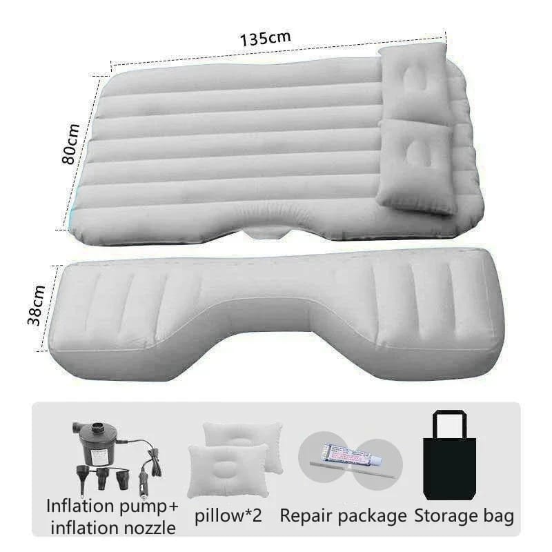 Inflatable Car Air Mattress with Electric Pump