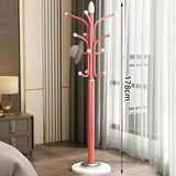 Luxury Gold Standing Coat Rack with Marble Base