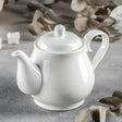 White Ceramic Teapot — 750ml ric