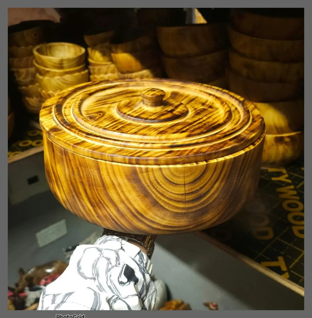 Get yourself this wooden chapati bowls this Christmas 