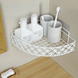 Heavy duty corner Self-Adhesive bathroom rack