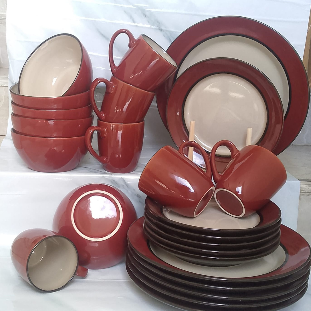 High quality 24pcs set ceramic Dinner sets
