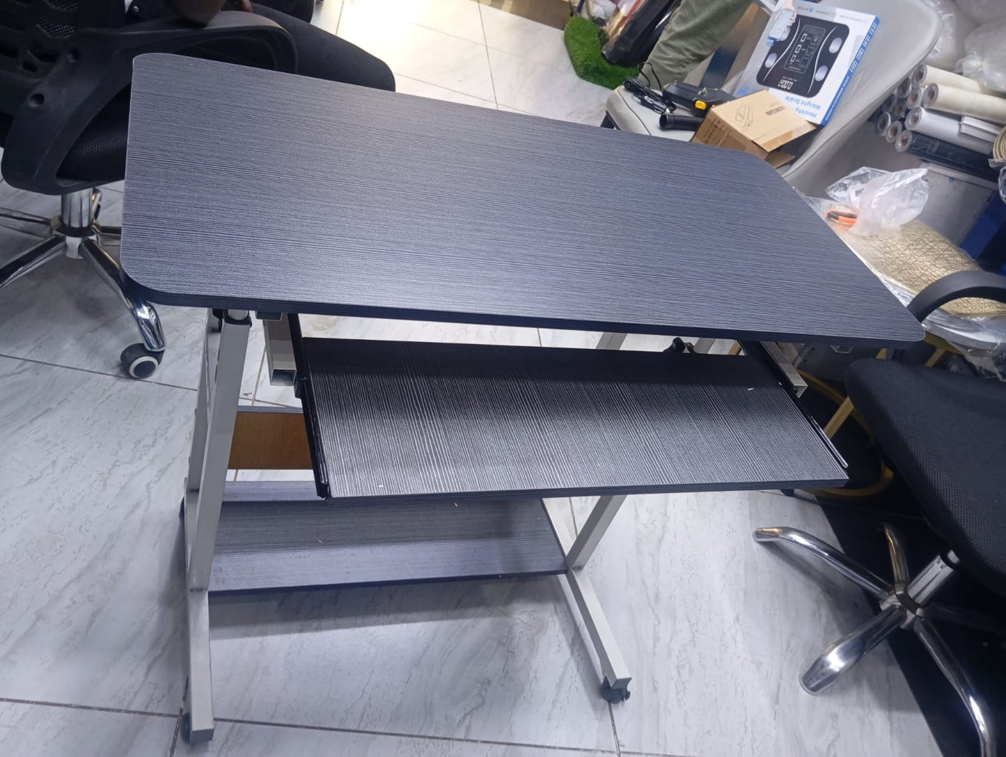 Portable Desk, Mobile Height Adjustable Table