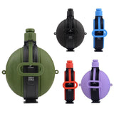 camping outdoor Foldable Silicone Water Bottle With Compass 580 ml