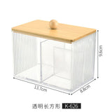 Acrylic Makeup Organizer Cotton Pad Storage Box