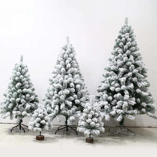 Snow Flocked Christmas Tree