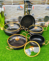 Granite Classy Cookware Set 9pcs