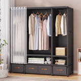 Heavy Duty Metallic Wardrobe – Spacious & Durable 140 cm × 45 cm × 165.5 cm
