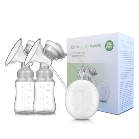 Double electric breast pump
