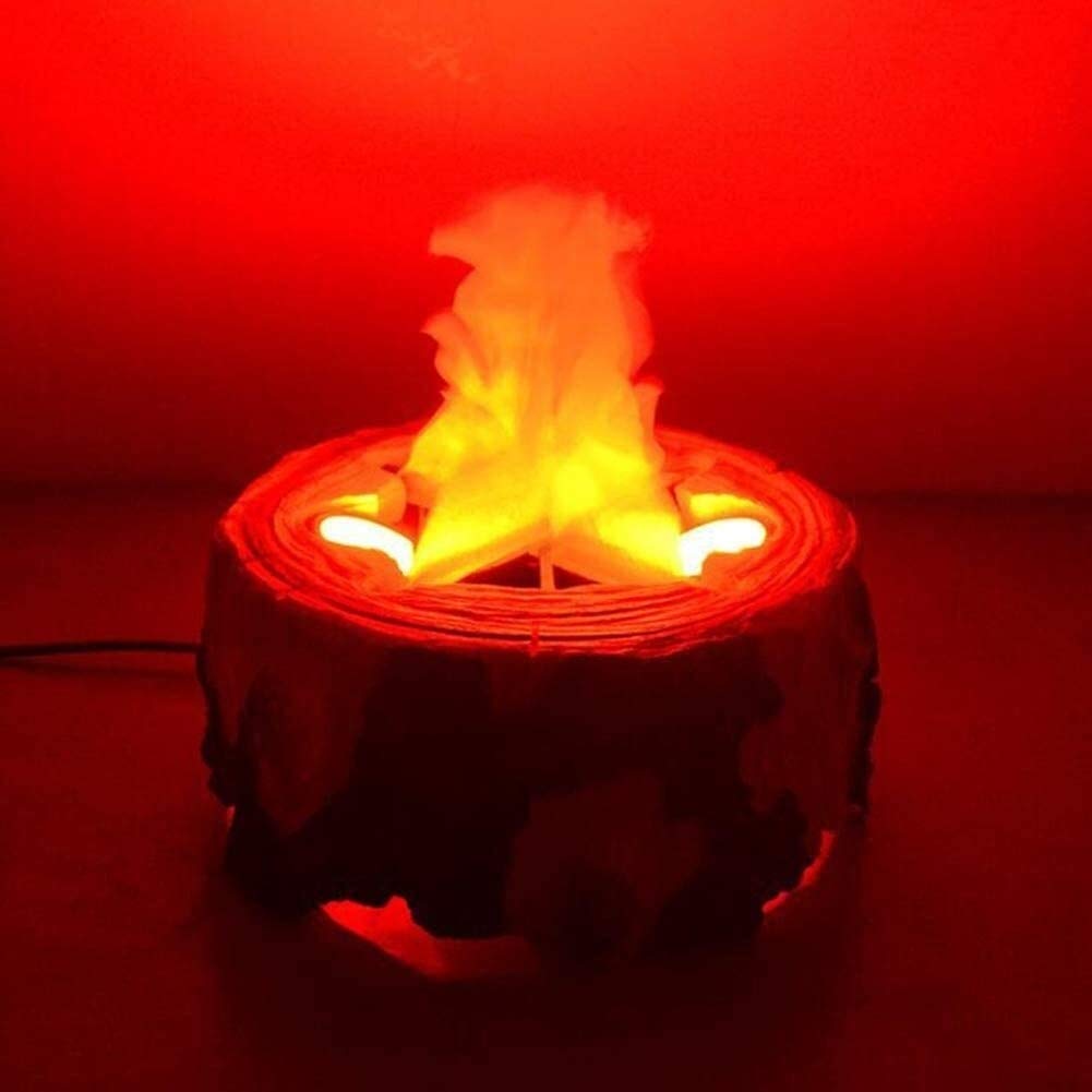 Electric Wooden Tree Stump Fireplace Décor Display Piece Height – 25cm, Width – 22cm, Base height – 11cm