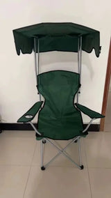 Camping Chair with Top Tent – Foldable Heavy-Duty Design