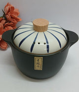 Ceramic Casserole Cooking Pot with Lid – 5 Litres
