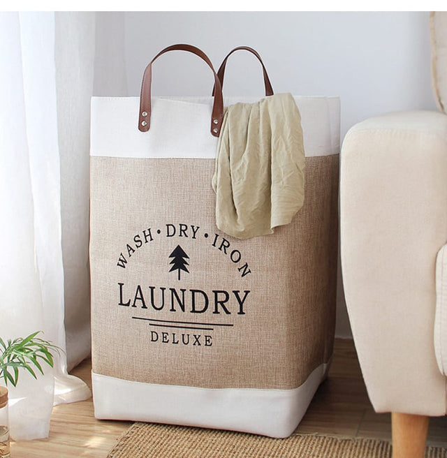 Large Capacity Foldable Laundry Deluxe Basket