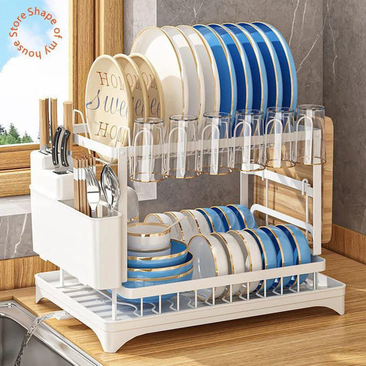 Classy, high-quality dish rack