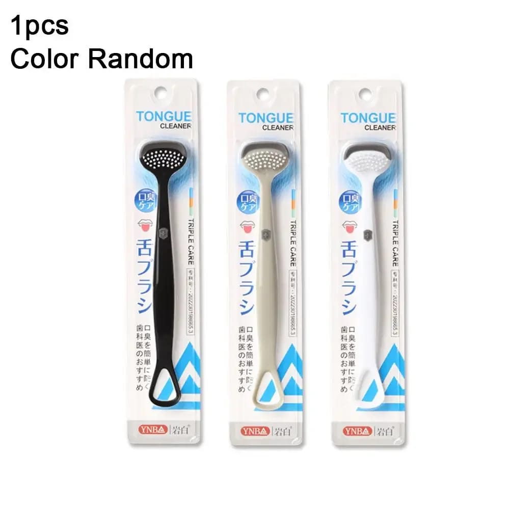 Silicone Scraper Tongue Cleaner – Double-Sided Professional Oral Cleaning Tool

Material: Premium food-grade silicone, safe, non-toxic, and gentle on the tongue.

Design: Double-sided scraper — one side for deep cleaning, the other for gentle daily use.

Function: Effectively removes bacteria, food debris, and bad breath-causing residues.

Durability: Reusable, long-lasting, and easy to clean under running water.

Applications: Suitable for men and women, perfect for daily oral hygiene at home or travel.