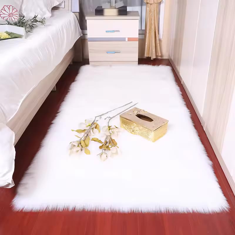 Plush Bedside Floor Mats – 60 × 180 cm