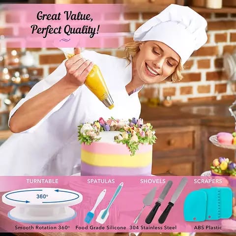 cake decorating set 140pcs