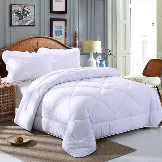 Binded duvet white