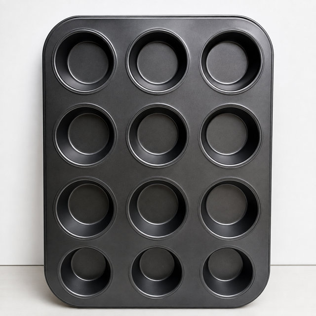 Non stick 12 hole cupcake muffin baking tray — iDecorators Kenya