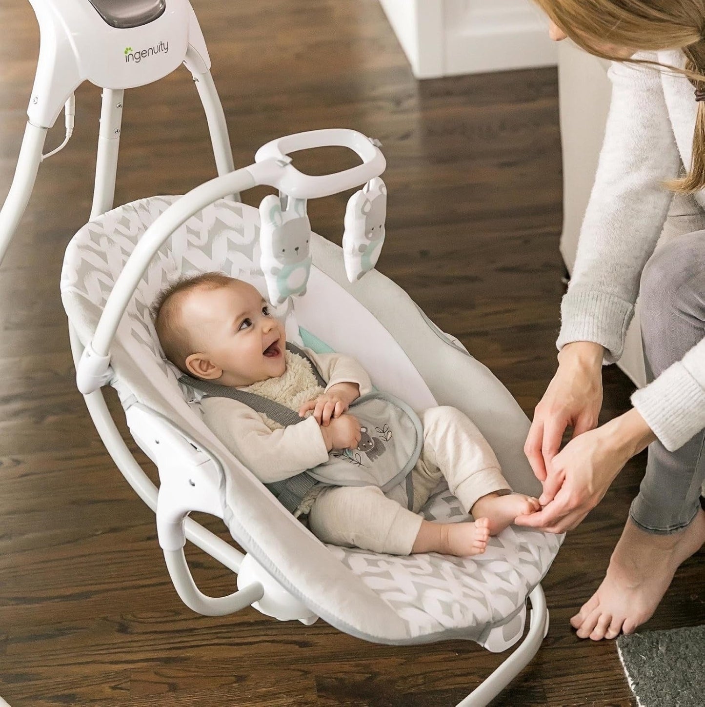 Ingenuity SimpleComfort Cradling Swing & Rocker