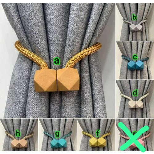 Magnetic Curtain tie Holders