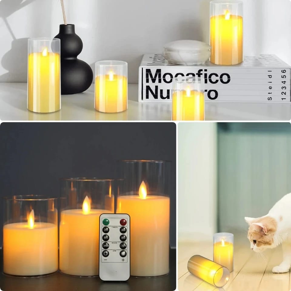 3PCS SET LED CANDLES