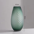 Nordic glass flower vase Size: 30 cm (height) × 8.5 cm (mouth diameter)