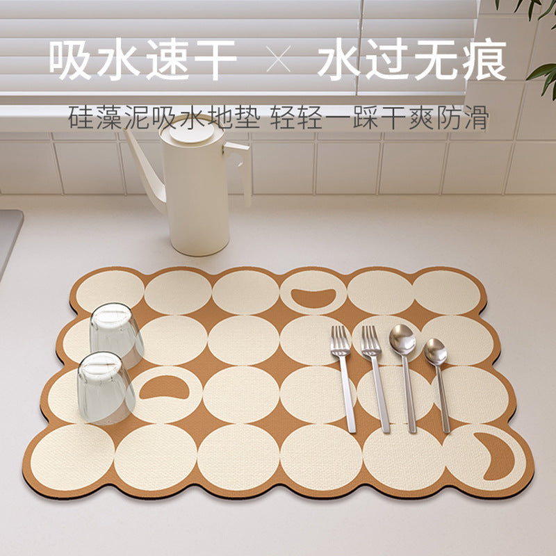 dish drying absorbent mats