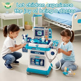 Kids Doctor Play Set with Medical Trolley – 37PCS