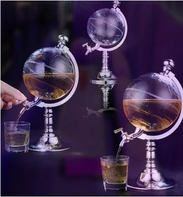 Acrylic Globe juice dispenser.