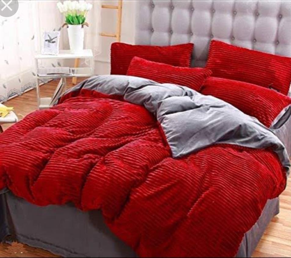 Cozy Fleece-Velvet Duvets; warm, soft on skin, classy! And everything