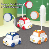 Rechargeable Toy Car Study Lamp with Penholder & Sharpener

Product Description

▪️Cute multi-function desk accessory designed as a toy car.
▪️Bright rechargeable LED lamp ideal for study or blackouts.
▪️Built-in pen holder for organizing stationery.
▪️Includes a pencil sharpener with easy shavings removal.
▪️Strong ABS plastic for durability.
▪️Can also work as a mobile phone holder.
▪️Comes in various colours.
▪️Overall size: height 21cm, base width 9cm.