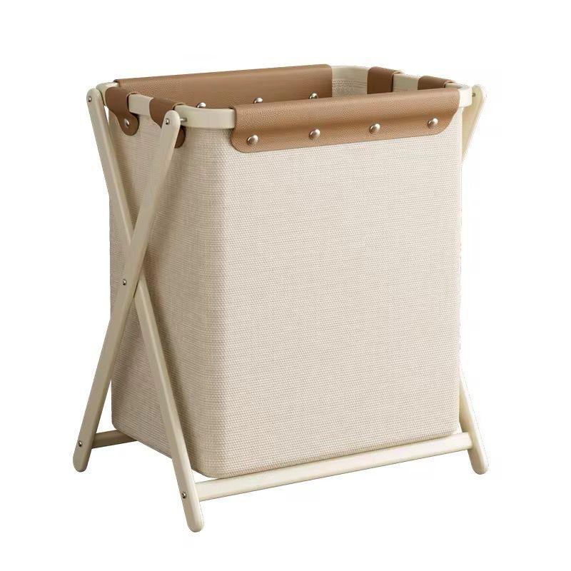 Large Capacity Laundry / Storage Basket — Beige