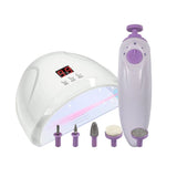 USB 2-in-1 LED Nail Dryer with Electric Nail Kit