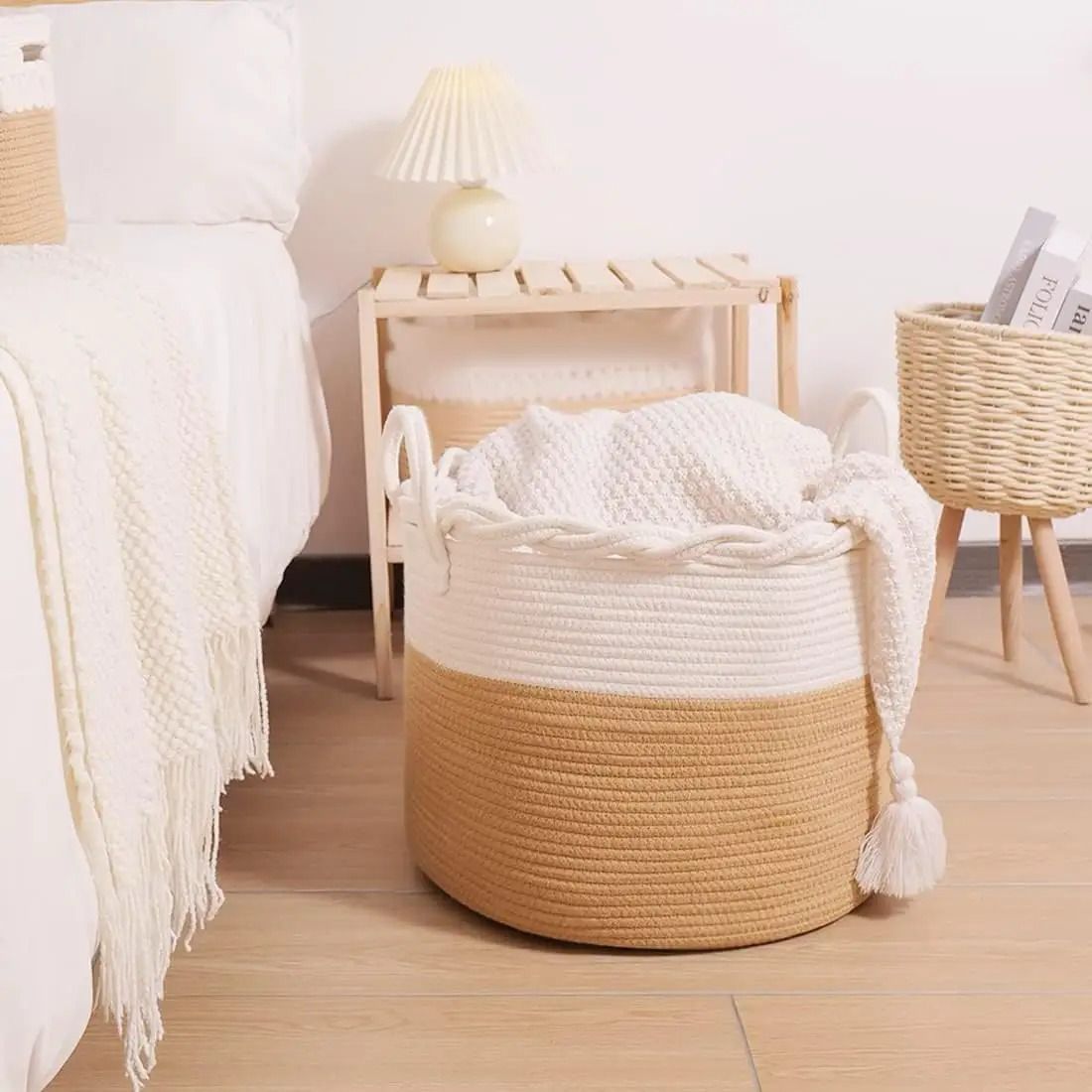 Cotton Rope Basket.