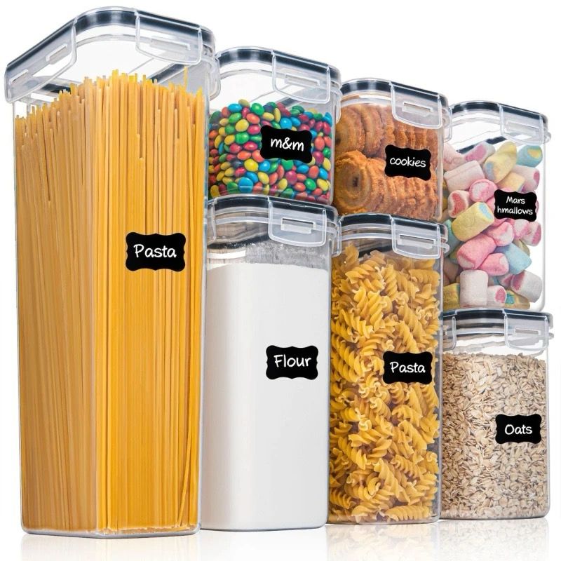 food/cereal pantry storage containers 8pc