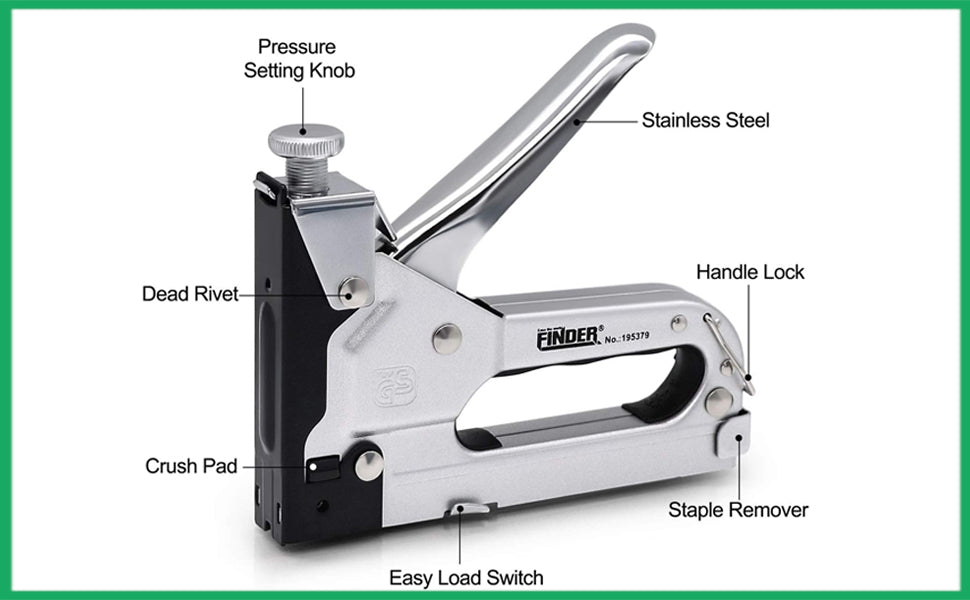 staple gun heavy duty 3 in 1