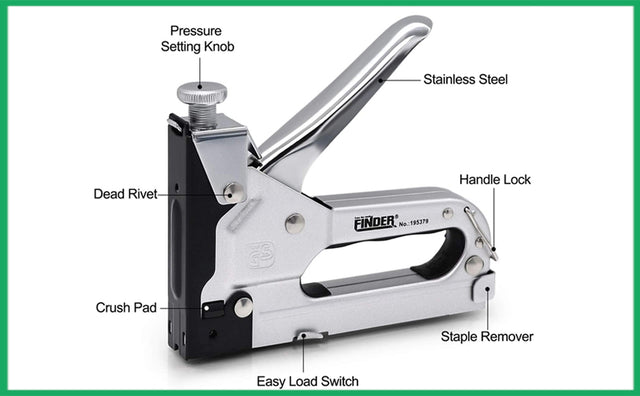 staple gun heavy duty 3 in 1