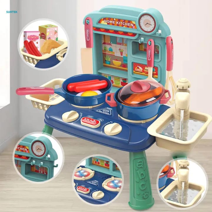 Kids Pretend Play Kitchen Set 27pcs