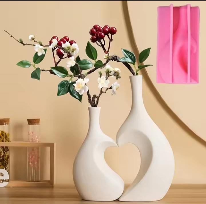 Decorative heart shape vase