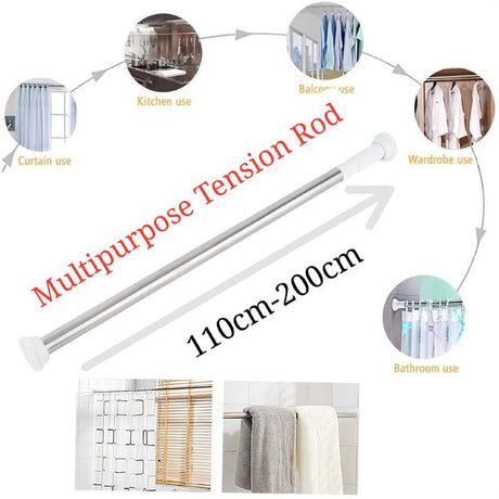 Multipurpose extendable telescopic rod