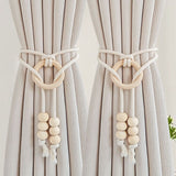 Natural Cotton Rope Curtain Tiebacks – Set of 2