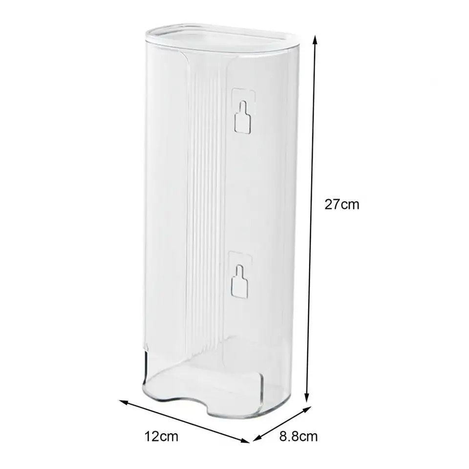 Large capacity Wall Mounted dust proof Storage Box with Clear Visibie Hollow Bottom