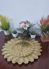 High quality unique gold or silver Round changer plates