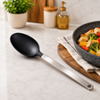 Signature Silicone & Stainless Steel Cooking Spoon – 14 Inch