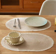 High Quality Oval Cotton Braided Table Placemats – Set of 6