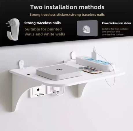 Wall Mounted Router Shelf No Drill | iDecorators Kenya