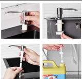 High-Quality Kitchen Sink Liquid Soap Pump Dispenser with 100cm Pipe