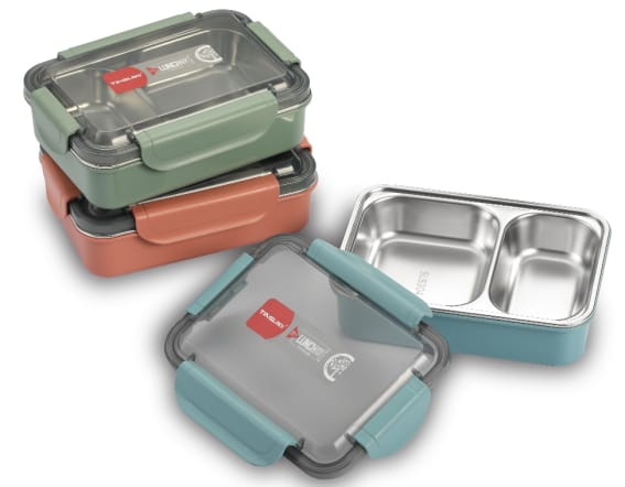 Grid Stainless Steel Lunch Box